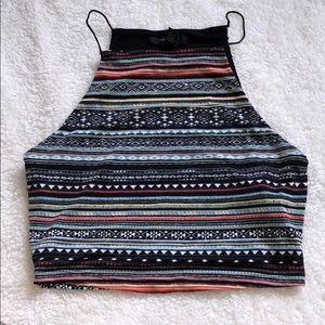 ✨Bundle 3/$15✨ Tribal Colorful Crop Top | F21